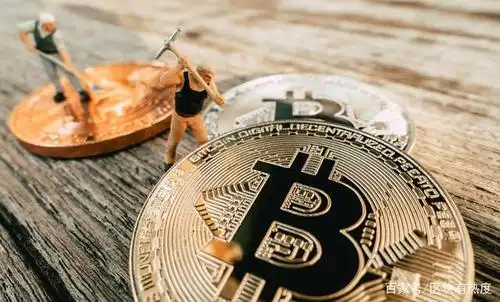 A miner operating in a high-tech mining farm with advanced setups