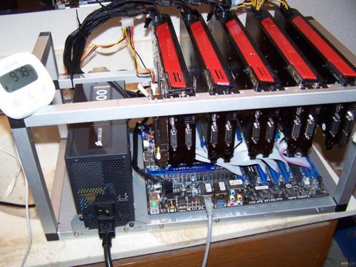 An advanced mining rig integrated with solar panels, demonstrating efficient and eco-friendly cryptocurrency extraction