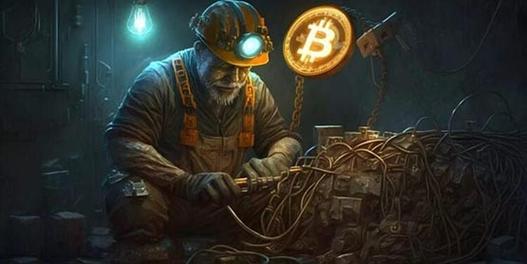A modern mining rig setup showcasing powerful CPUs and GPUs